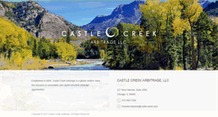 Desktop Screenshot of castle-creek.com